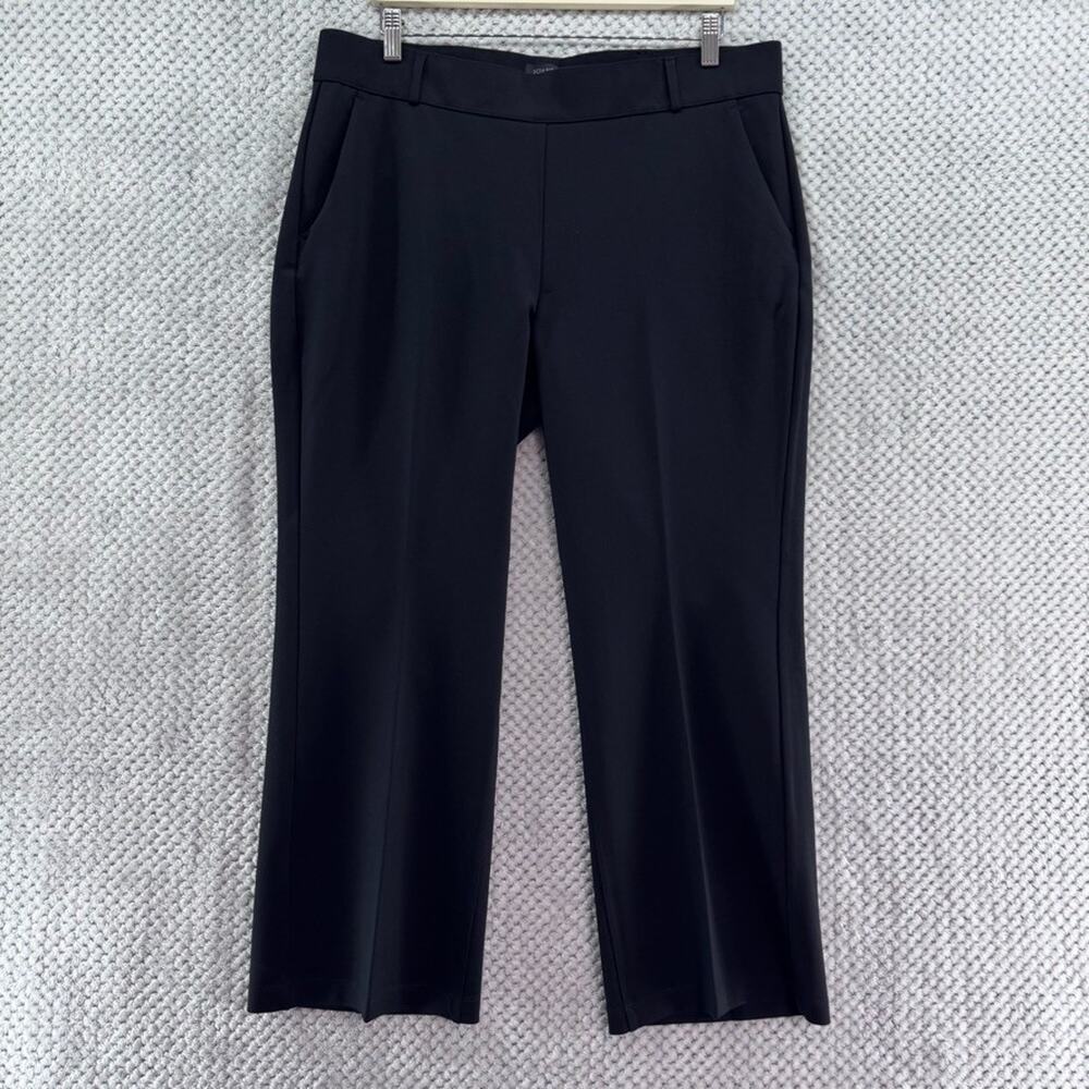 Sculpt-Her by NYDJ Pants Womens XL Black Ponte Lift Tuck Technology Straight